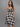 Gothic Plaid Half Zipper Backless Sleeveless Dress(US Domestic Shipping)