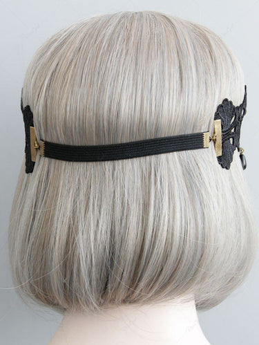 Gothic Lace Rhinestone Headband Hair Accessories