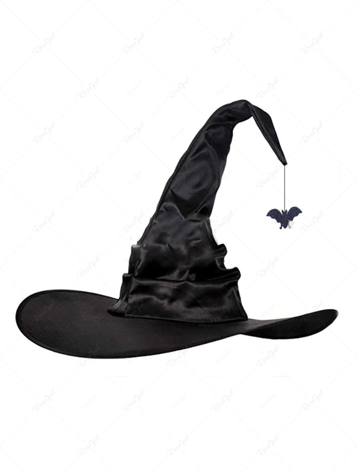 💗Messina Loves💗 Halloween Bat Ruched Wizard Hat