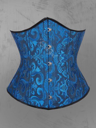 Gothic Plus Size Lace-up Boning Underbust Brocade Corset