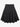 Gothic Grommets Buttoned Skater Skirt