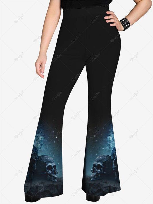 Gothic Flare Pants For Women