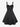Gothic Lace Up O-ring PU Leather Stripe Patchwork Vintage A Line Tank Dress