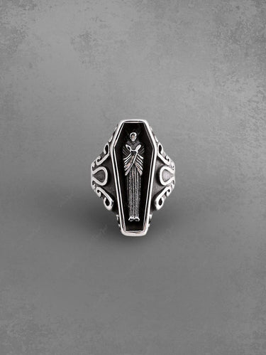 Vintage Mummy Coffin Shaped Ring