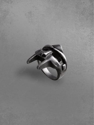Vintage Alien Mask Shaped Ring