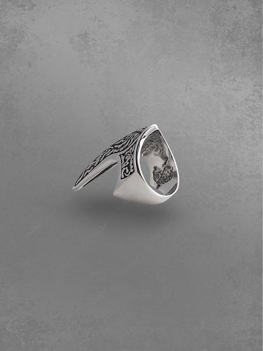 Vintage Armor Shaped Ring