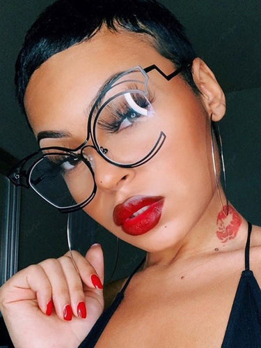 💗Lauren Loves💗Gothic Cat Eyes Hollow Out Sunglasses