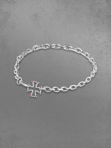 Gothic Fashion Hollow Out Chunky Chain Cross Pendant Necklace