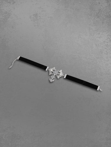 Gothic Bats Star Pentagram Choker
