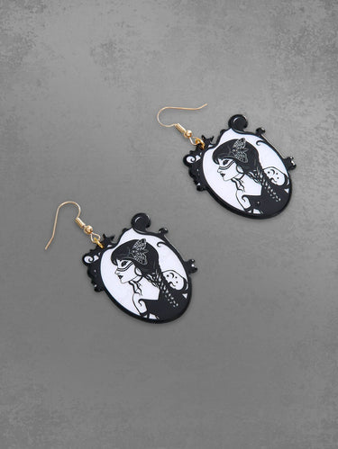 Girl Butterfly Shaped Drop Earrings