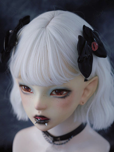 Gothic Devil Eye Bat Wing Bowknot Halloween Hair Clip