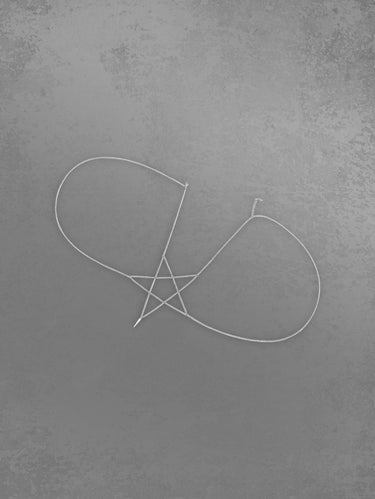 Rivet Pendant Pentagram Body Chain