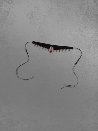 Fashion Faux Tassel Gemstone Choker Necklace