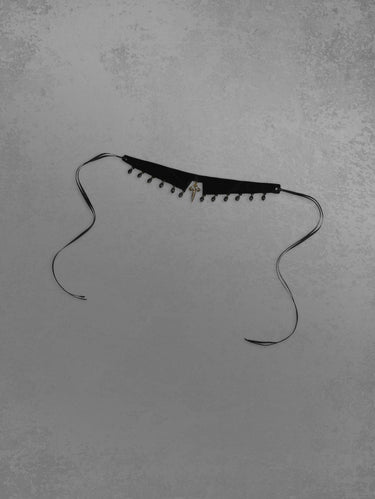 Fashion Tassel Cross Choker Necklace