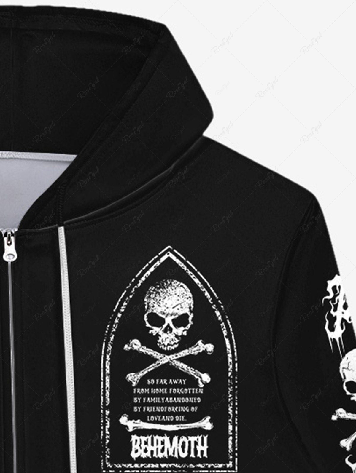 Mojzesz Halloween Hoodie For Men Creepy Stylish Warm Cozy Comfort Sustainable Design