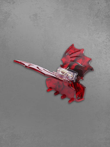 Gothic Fashion Bat Shaped Hollow Out Hair Claw