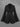Gothic Lapel Collar Split Flutter Sleeves Ruched PU Panel Zipper Belted Suit Coat