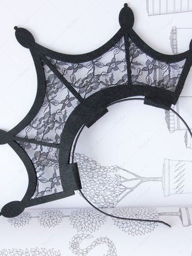 Gothic Crown Lace Hairband