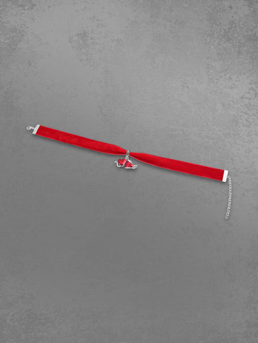 Devil and Angel Heart Retro Pendant Necklace