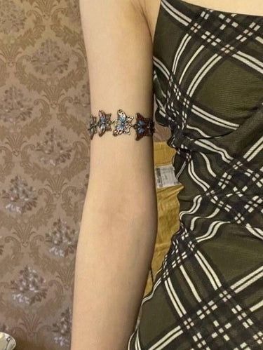 Colored Butterfly Gear Bracelet