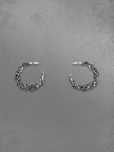 Flowers Wreath Gothic Earrings