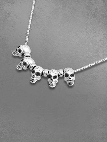 Skulls Shaped Pendant Necklace
