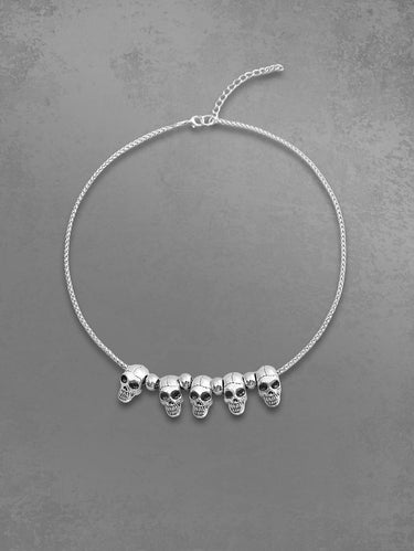 Skulls Shaped Pendant Necklace