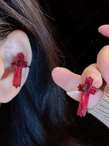 Gothic Fashion Cross Shaped Ear Cuff