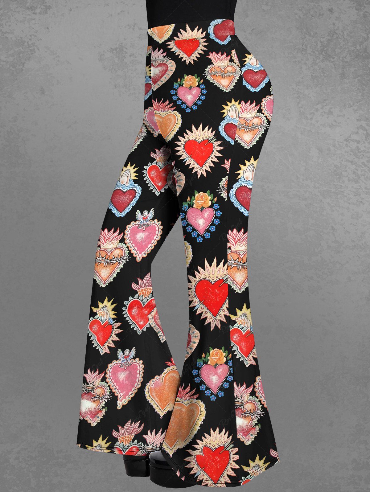 Women's Gothic Chain Floral Lace Pants main image 1