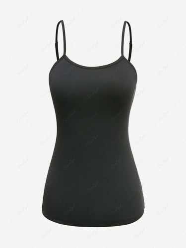 Gothic Basic Solid Cami-top and Cowl Neck Ruched Striped Lace Up V Cut Back Sleeveless Top 2 Pieces Set