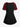 Gothic Striped Raglan Sleeves Bear Accordion Print T-shirt