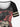 Gothic Striped Raglan Sleeve Skull Eagle Sword Jewelry Print T-shirt