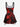 Gothic Flower Branch Print Ombre Lace Up Backless A Line Tank Dress