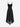 Gothic Lace Up Layered Grommet Solid A Line Backless Chiffon Cami Dress