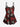 Gothic Plus Size Ethnic Skulls Feather Print Boyleg Tankini Swimsuit (Adjustable Shoulder Strap)
