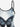 Gothic Plus Size Ink Painting Tie Dye Ombre Butterfly Sea Print Boyleg Tankini Swimsuit (Adjustable Shoulder Strap)