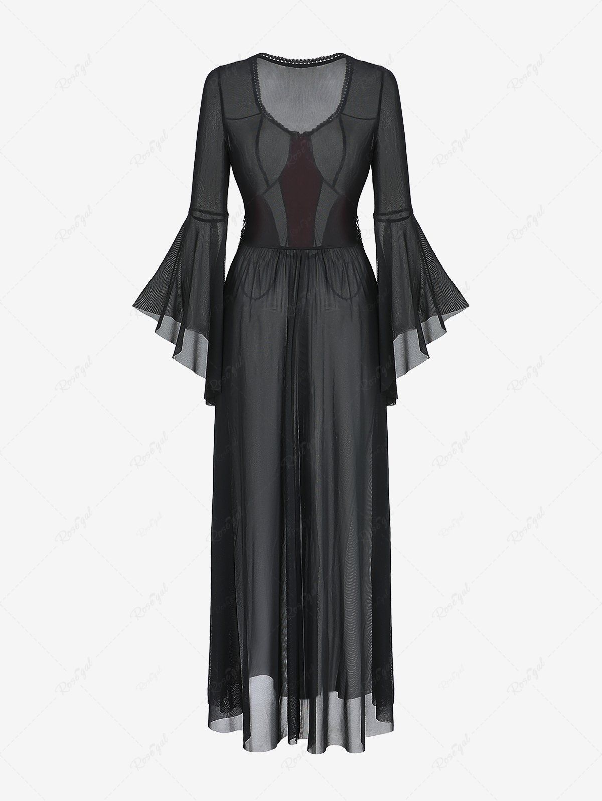 sheer spider web dress Iridescent Spider Web Tulle Dress, Sheer Halloween Costume