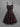 Gothic Rose Flower Mesh Flocking Applique Layered A Line Dress(Adjustable Shoulder Strap)