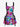 Gothic Rose Flower Skull Butterfly Print Ombre Lace Up A Line Tank Dress