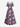 Gothic Plus Size Cat Owl Moon Star Galaxy Print Cold Shoulder Crisscross A Line Maxi Dress