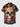 Gothic Plus Size Colorful Skull Floral Butterfly Print Hawaii Button Pocket Shirt For Men