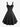 Gothic Plus Size Floral Flocking Lace Up Zipper A Line Dress