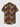 Gothic Plus Size Colorful Skull Tropical Leaf Tamale Food Print Halloween Button Pocket Shirt For Men