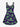 Gothic Plus Size Skull Alien UFO Galaxy Print Crisscross Strappy A Line Cami Dress