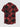 Gothic Plus Size Rose Flower Fence Print Button Pocket Shirt For Men