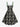 Gothic Plus Size Spider Web Rabbit Clock Print Halloween Tank Dress