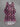 Gothic Plus Size Halloween Crow Tie Dye Print Ruched Flare Sleeves High Low Dress
