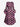 Gothic Plus Size Halloween Crow Tie Dye Print Ruched Flare Sleeves High Low Dress