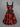 Gothic Plus Size Halloween Rose Flower Blood Drop Spider Web Bat Print Buttons Turn Down Collar Dress With Belt