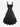 Gothic PU Strap Buckle Grommet Cinched Ruched Ruffles Layered High Low Asymmetric Dress